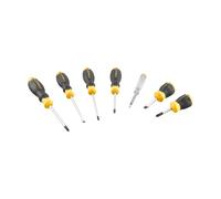 Tournevis Cushion Grip Phillips + électricien + mécanicien + testeur - jeu de 7 - STHT16166-0 - STANLEY