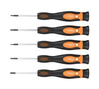 Tournevis de précision - NEO - Jeu de 5 - Acier S2 - Poignées triangulaires - Résistant aux produits chimiques