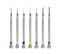 Tournevis de précision pour horloger 7 pièces, tournevis pour lunettes, kit de réparation de montres, mini tournevis, adapté pour réparer les montres et l'électronique