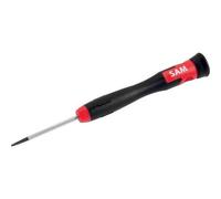 Tournevis de précision pour vis à fente - corps de lame chromé - 3 mm SAM OUTILLAGE