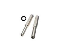Tournevis de sécurité - SKYEXPERT - Game Bit 3.8/4.5mm (2 pcs) - Compatible Game Boy/Game Gear/NES/SNES/N64 - Multi-région - Gris