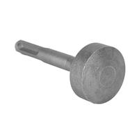 Tournevis de Tige de Terre SDS Plus, Embouts de Tige de Terre en Métal, Pilote de Poteau en T, Outils de Perçage à Douille pour Perceuse à Percussion SDS Plus(Surface courbe)