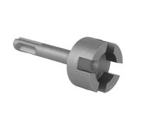 Tournevis de Tige de Terre SDS Plus, Embouts de Tige de Terre en Métal, Pilote de Poteau en T, Outils de Perçage à Douille pour Perceuse à Percussion SDS Plus(Croix)