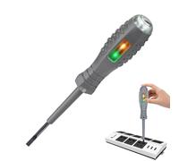 Tournevis, détecteur d'électricité, test de tension 2 en 1, tournevis indicateur de lumière, outil de détection de courant, testeur multifonction avec design compact pour une utilisation quotidienne
