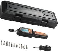 Tournevis dynamométrique numérique - 1/4 de pouce - Gamme 2,65-70,67 pouces/lb avec pas de 0,01 Nm