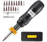 Tournevis dynamométrique préréglé 1/4in Drive douille à tige hexagonale haute précision avec forets clé réglable outils main Assurer la Stabilité(2.3-7.9 Nm)