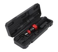 Tournevis dynamométrique réglable de 25,4 à 203,2 cm, kit de pilote mécanique de haute précision avec 20 embouts et support, poignée ergonomique pour réparation automobile de meubles (1-8 N.M)