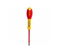 Stanley Tournevis isolé FATMAX 0-65-411 fendu 3,5×75 mm lame acier anti-corrosion Poignée Soft-Grip