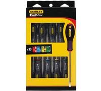 Stanley – Jeu de 10 tournevis FATMAX FMHT0-62128 – Électricien, Mécanicien, Phillips, Pozidriv