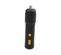 Tournevis électrique 3,6 V sans fil avec lumière LED - Outil à main portable rechargeable USB-C pour réparation de meubles - 17,5 cm noir (avion à faible coût)
