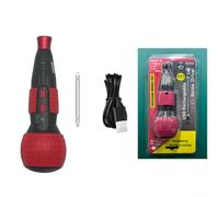 Tournevis Électrique 3.6V 6Nm Mode Manuel(standard type red) | Couple max 6Nm électrique, 10Nm manuel, mode dual pour perçage et vissage pour précis à la maison
