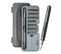 Tournevis électrique de précision, outil de précision sans fil rechargeable par USB, 46 en 1 | Kit de réparation d'outils informatiques, pour réparation quotidienne, appareils électroniques, batteries