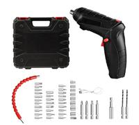 Tournevis électrique : kit de perceuse de dévissage électronique, petit tournevis de transport avec accessoires, outils rotatifs de tournevis puissants pour réparation