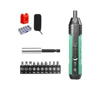 Tournevis électrique multifonction avec contrôle de couple à 4 étapes, mode manuel de 10 Nm, batterie et éclairage faible, tournevis électrique automatique manuel