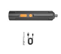 Tournevis électrique portable avec batterie de charge rapide - 2 heures de temps de charge - Plusieurs embouts inclus - Design ergonomique pour les espaces restreints - Outil d'assemblage de meubles