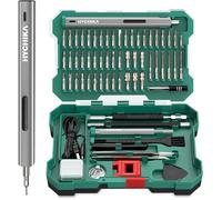 Tournevis Electrique Precision Sans Fil,67 en 1 Kit d'outils de Réparation,kit Tournevis de Precision Reparation Chargement USB