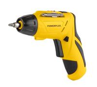 Tournevis électrique sans fil 4 V, câble USB, manche réglable 2 positions, extension flexible, lumière LED, porte-embout magnétique