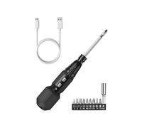 Tournevis Électrique Sans Fil, Kit de Tournevis Électrique Rechargeable, Kit de Tournevis de Réparation Portable avec Lumières LED