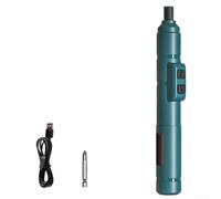 Tournevis électrique sans fil : manche droit ergonomique, 3,6 V | Rechargeable pour outil électrique avec batterie de 1300 mAh, couple de 2 N/m et poignée antidérapante pour assemblage de