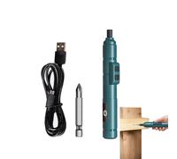 Tournevis électrique sans fil - Mini tournevis motorisé rechargeable de 12 V, outil électrique à pointe magnétique, kit d'outils de précision compact portable pour téléphones