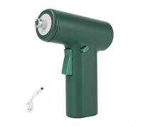 Tournevis électrique sans fil rechargeable 3 6 V avec moteur sans balais, grand couple et 3 lampes de travail LED, léger et portable pour les applications domestiques et d'atelier (vert)