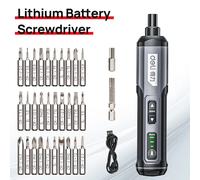 Tournevis électrique sans fil rechargeable, batterie au lithium 2000 mAh, mini perceuse, ensemble d'outils électriques 4V, entretien et réparation domestiques Standard Style 2