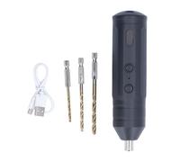 Tournevis électrique sans Fil, Tournevis électrique, Tournevis de Forage avec 3 Pièces de Foret Hélicoïdal, Kit D'outils pour L'entretien