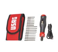 Tournevis électrique USAG 324 XP/B16 étui embouts de vis à fente cruciforme