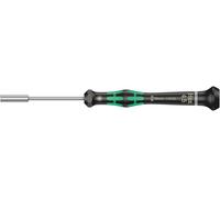 Wera 05118122001 2069 Tournevis électronicien à douille, 4.5 mm x 60 mm, Noir/vert