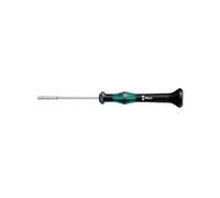 Wera 05118116001 2069 Tournevis électronicien à douille, 3.2 x 60 mm, Noir/vert