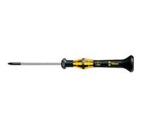 Wera Tournevis Kraftform Micro 1550 PH pour vis cruciformes PH 0 x 60 mm Noir/jaune