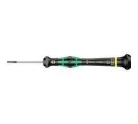 Wera 05118000001 2035 Tournevis électronicien pour vis à fente, 0.25 x 1.2 x 40 mm, Noir/vert