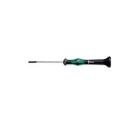 Wera Tournevis d'électronique Kraftform‑Micro 2035 – 2,5 mm × 80 mm – Noir/vert