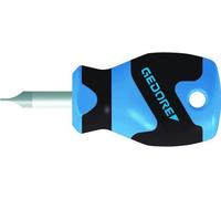 Tournevis Gedore, forme courte, fente 6,5 mm 2153 6,5