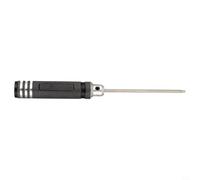 Tournevis hexagonal 0,9-3,0 mm en acier HSS pour voitures télécommandées, bateaux, hélicoptères - Poignée antidérapante en aluminium - Kit de réparation de précision de 173 mm (2 mm)