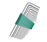 Tournevis hexagonal en alliage d'acier - Outils à main - Jeu de clés à déformation - 8 outils résistants à la rouille - Outil compact - Réparation de meubles - Court