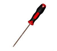 Tournevis hexagonal étoile pour H2-H6 mm, tournevis en métal haute dureté avec poignée en caoutchouc ynamométrique résistante à l'usure pour réparation d'atelier et petites pièces (H3 x 100 mm)