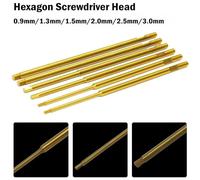Tournevis hexagonal HSS pour réparation de modèles RC de précision Convient pour hélicoptères et avions, 0 9 mm 3 0 mm (1,5 mm)