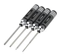 Tournevis Hexagonal Professionnel, Kit D'Outils Pour Hélicoptère Rc, Avion, Voiture Émetteur, 1.5mm, 2.0mm, 2.5mm, 3.0mm, 4 Pièces