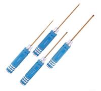 Tournevis hexagonal RC avec quatre tailles d'embouts métriques courantes 1,5 mm 2,0 mm 2,5 mm 3 mm pour hélicoptère jouets RC entretien et réglage des véhicules (2,5 mm)