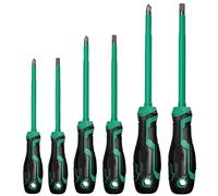 Tournevis isolé, tournevis à écrou Phillips fendu, embouts de clé à vis magnétique, outils manuels d'entretien professionnels for électricien 1 pièces(3x75 Slotting 1pcs)