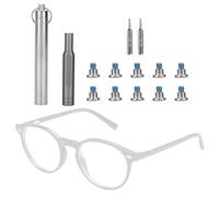 Tournevis & Kit Vis pour Ray-Ban Meta Smart Glasses, Magnétique Outil Réparation Branches Lunettes avec Vis Poignée Tournevis Magnétique Embouts & Boîtier Rangement Métal pour Oakley Meta HSTN