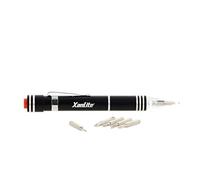 Tournevis LED, x6 Têtes Incluses (Cruciforme/Plate), Mini Torche Intégrée