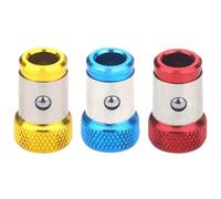 Tournevis magnétique - 3 de pilote magnétisés pour une utilisation de précision | Kit d'outils de prédisposition magnétique, contrôle de vis avancé, recherche automobile, poignée durable, Elek