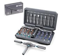Tournevis magnétique 42 en 1, ensemble multi-embouts avec étui de rangement, kit d'outils de réparation pour ordinateur, lunettes, vélos, montre, sonnette
