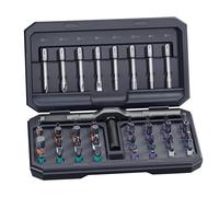 Tournevis magnétique 42 en 1 - Set multi-embouts avec étui de rangement - Kit pour ordinateurs, lunettes, vélos, montres, meubles et travaux de bricolage