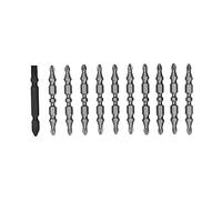 Tournevis magnétique antidérapant en acier allié, mèches croisées électriques, outils de perçage 6.35mm HRC62