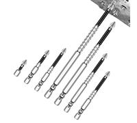 Tournevis magnétique haut bit ennuyeux | Effets DriverBits | Jeu de perceuse tournevis | Kit d'outils antidérapants pour ingénieurs techniques de réparation des amateurs d'amoureux