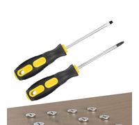 Tournevis Magnétique - Poignée antidérapante Outils De Précision 2 Pièces | Tournevis À Cliquet Magnétique | Pour Marteau, Boîte, Utilisation Manuelle, Électronique, Électricien, Artisanat