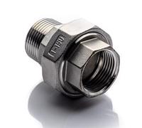 Tournevis mamelon 2" inoxydable BSP double raccord inox tournevis union 316L néerlandais résistant à l'acide filetage extérieur femelle standard polonais